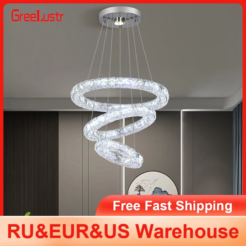 Crystal Led Chandelier - PDS Home & More