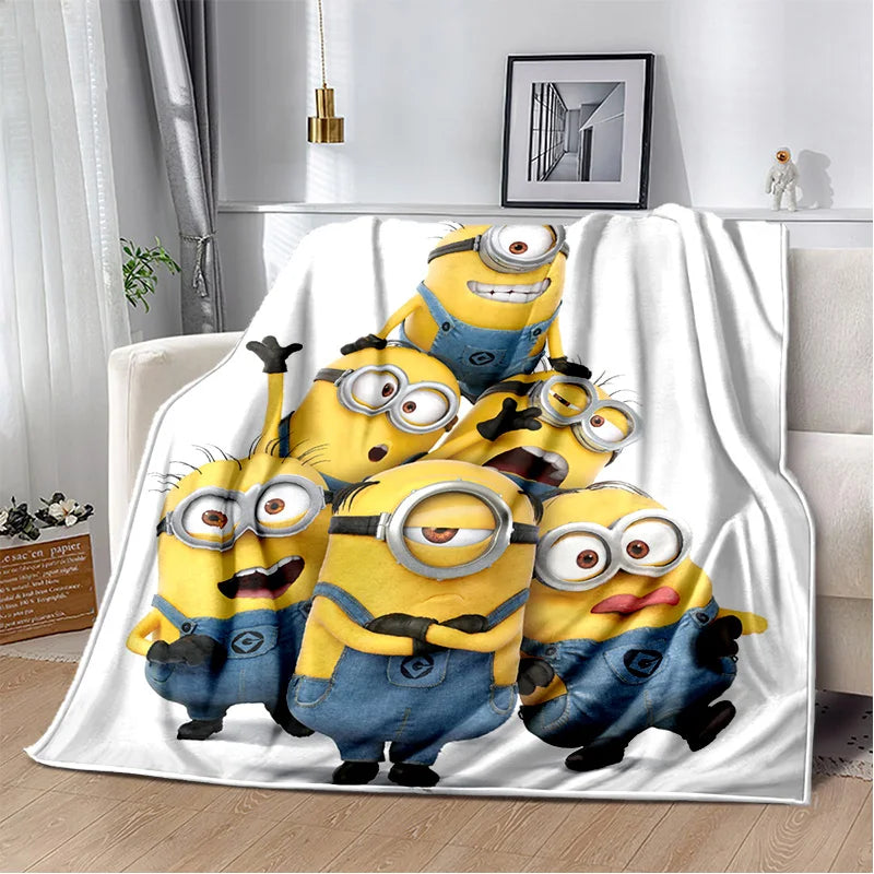 Minions Soft Flannel Throw Blanket