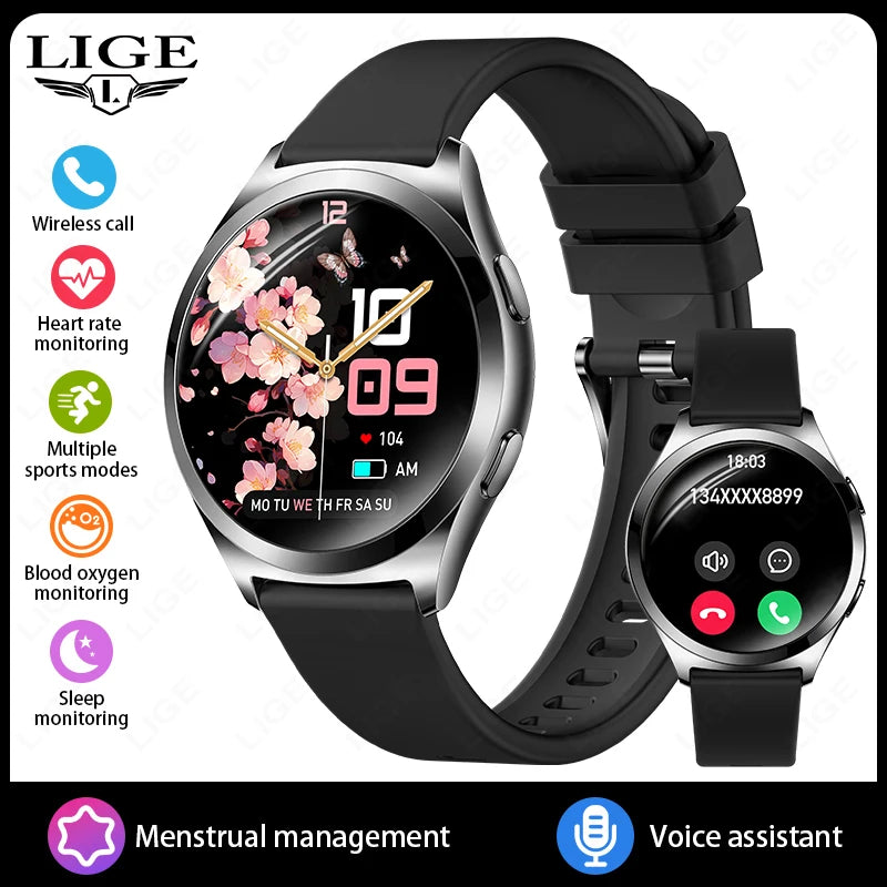 Women's Smart Watch - 1.27" HD Bluetooth Call Fitness Tracker