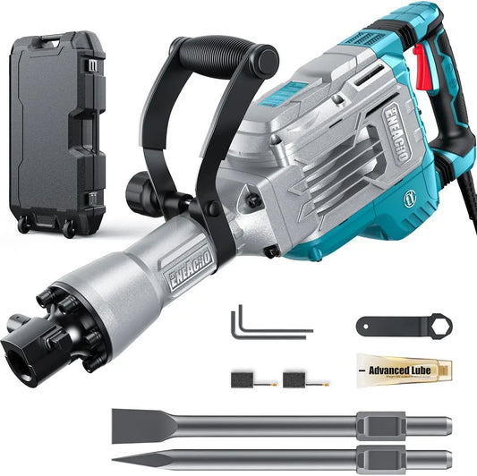 Heavy Duty Demolition Jack Hammer – 14.5 Amp, 65 Joules, SDS‑Hex