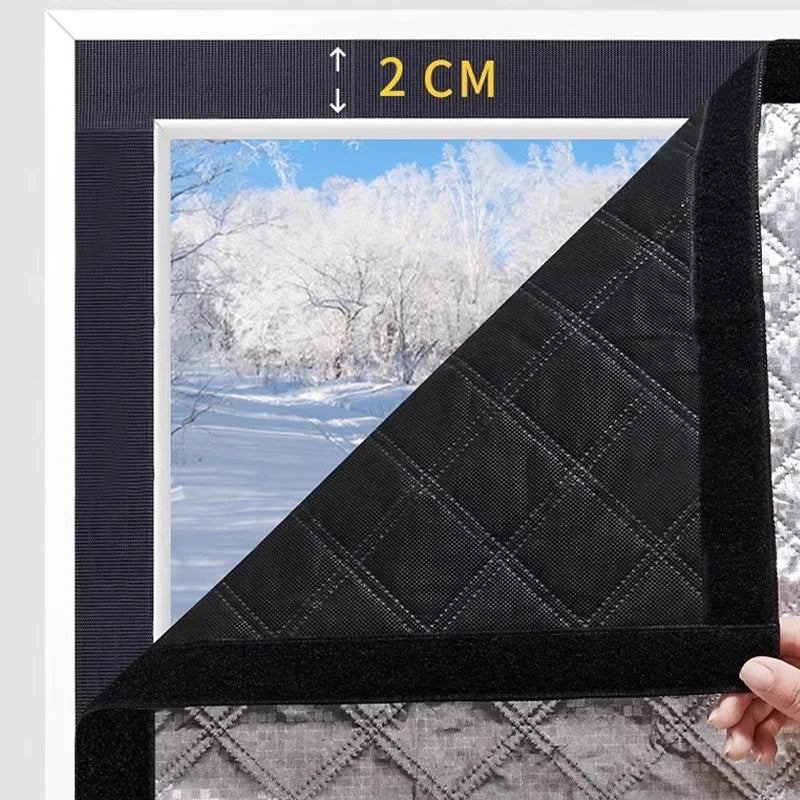 Thermal Insulated Curtains - Blackout Soundproof Energy Saving Window Drapes