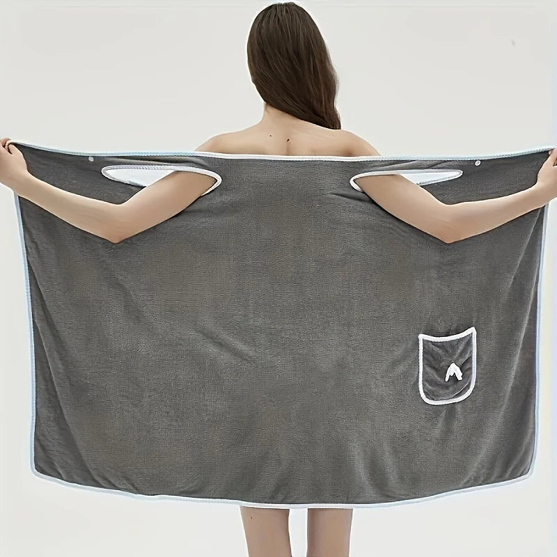 Wearable Bath Towel, Quick Drying