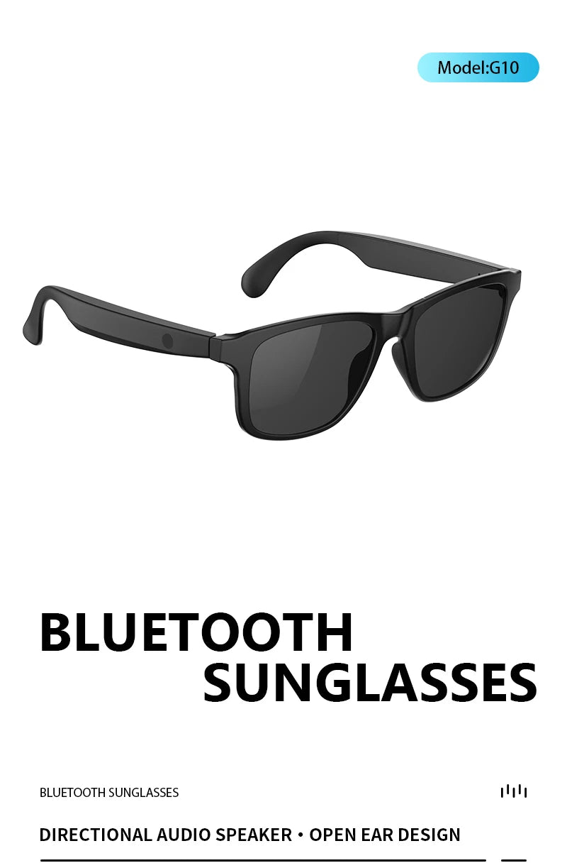 Bluetooth Smart Glasses with Built-in Speakers & Hands-Free Calling