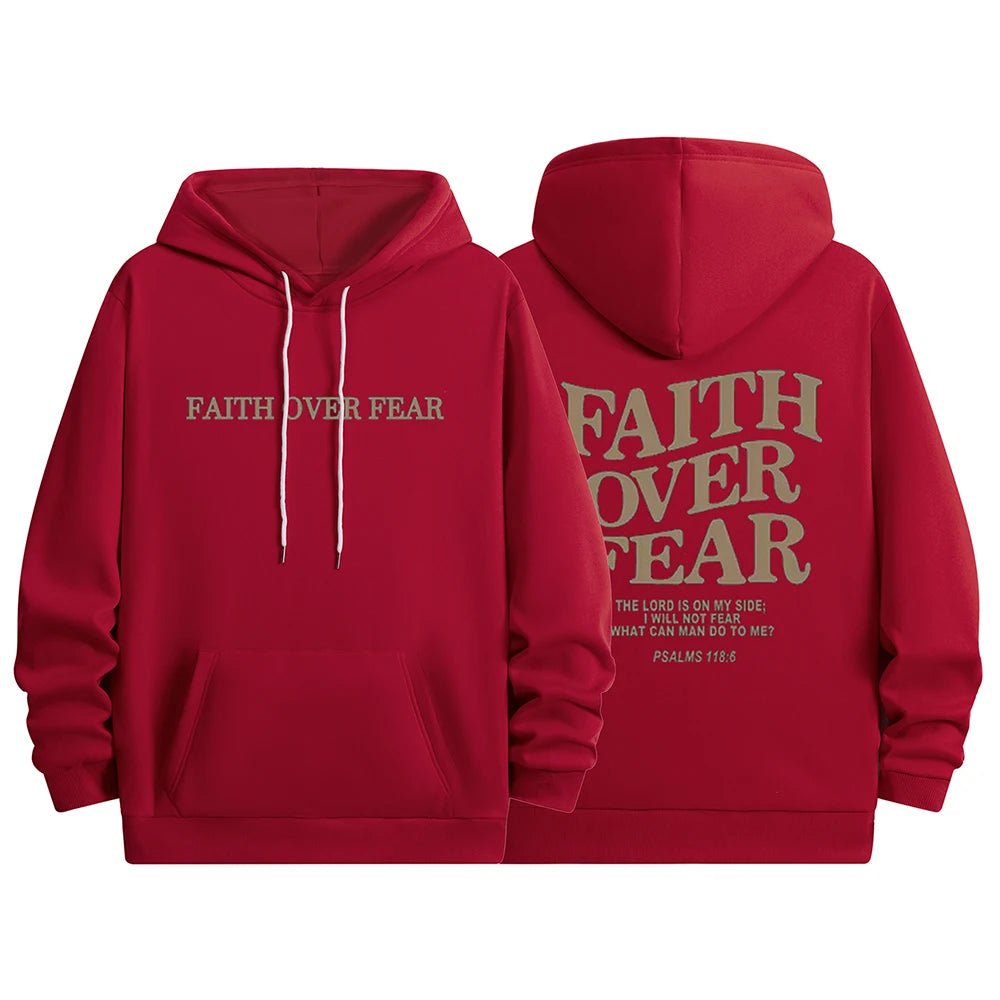 Faith Over Fear Christian Hoodie