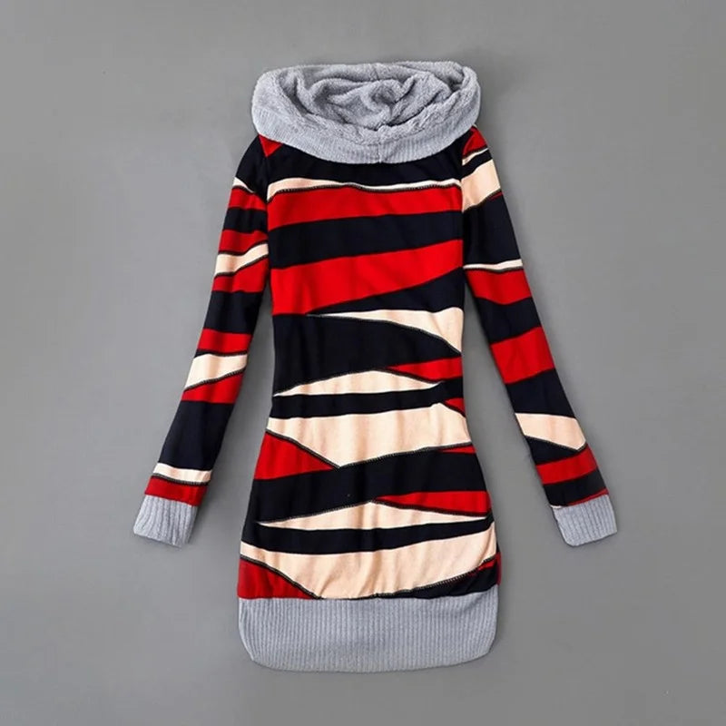 Women's Cardigan Sweater Striped Print Long Sleeve