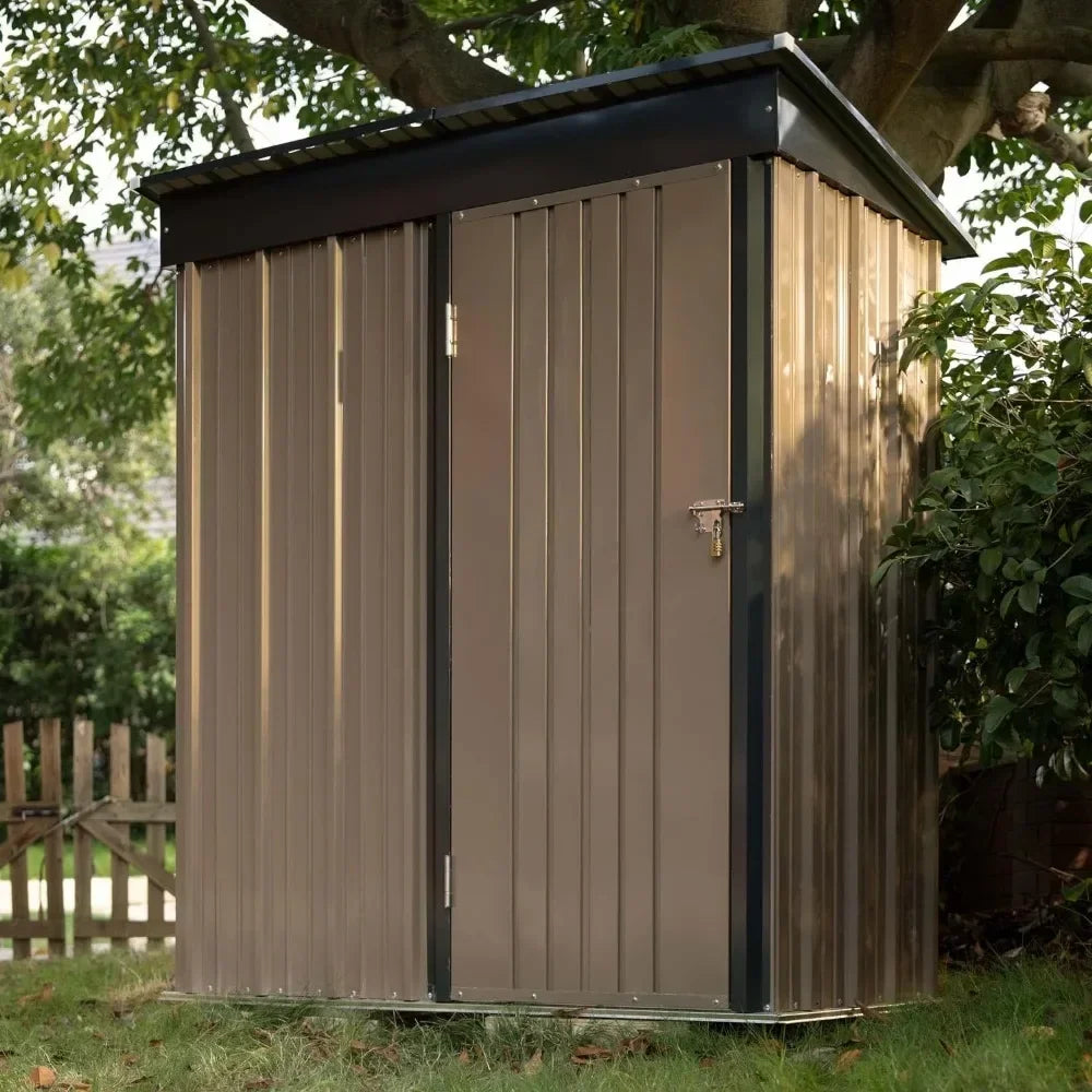 5 x 3 FT Outdoor Metal Garden  Storage Shed