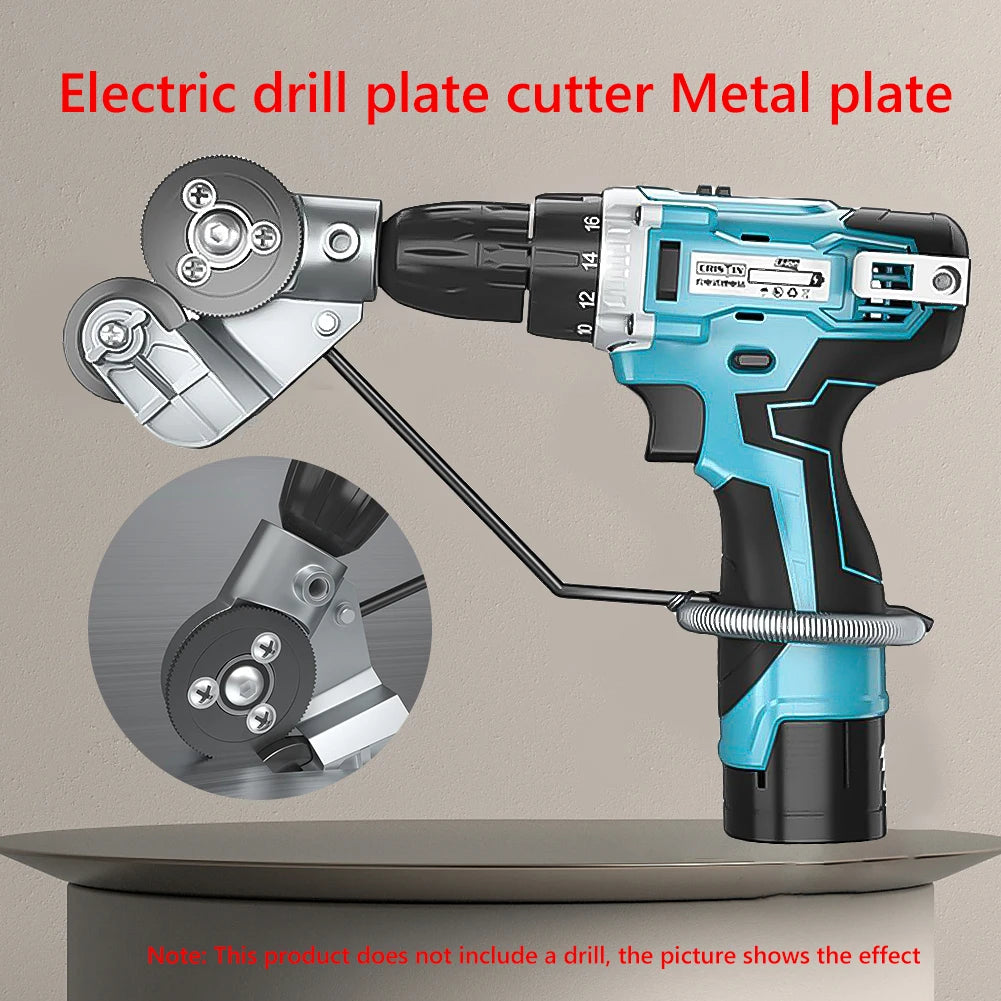 Electric Drill Adapter Attachment Plate Cutter, Metal Sheet Cutting Machine