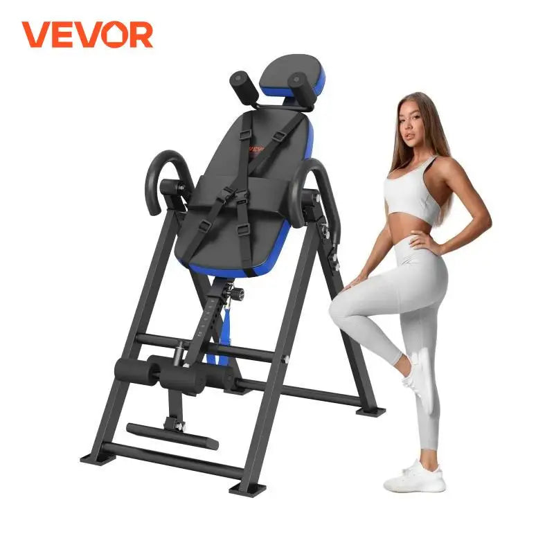 VEVOR Inversion Table Decompression Back Stretcher, Strength Training Equipment with Headrest