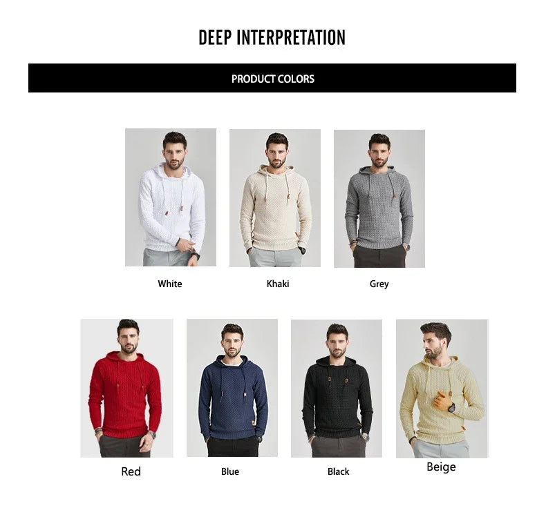 Men's Fashion Hooded Pullover