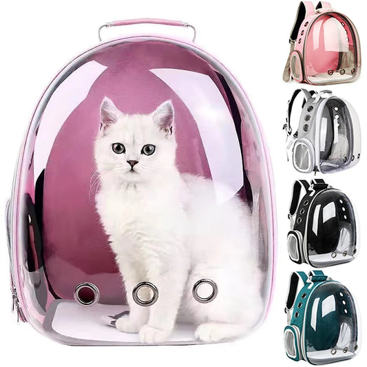 Cat Pet Carrier Backpack Portable Transparent Space Capsule