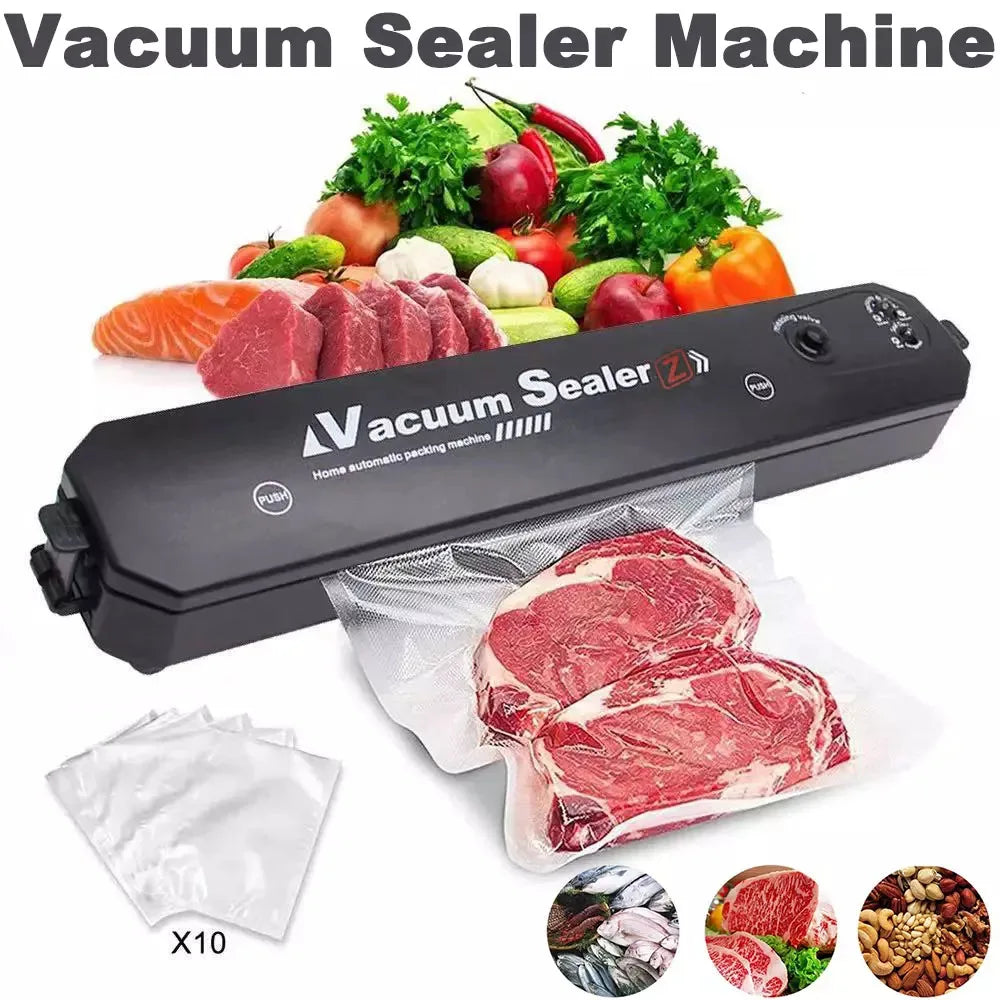 3 IN 1 Vacuum Sealer Automatic Food Preservation Storage