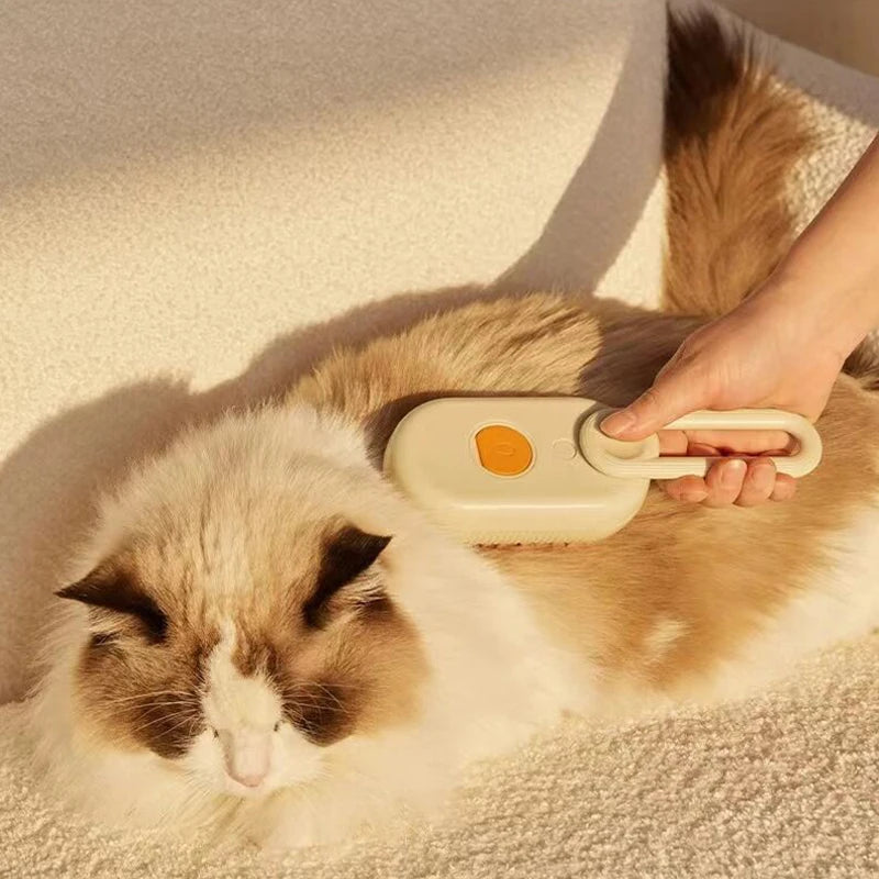 Pet 3 in1 Steamer Brush for Grooming