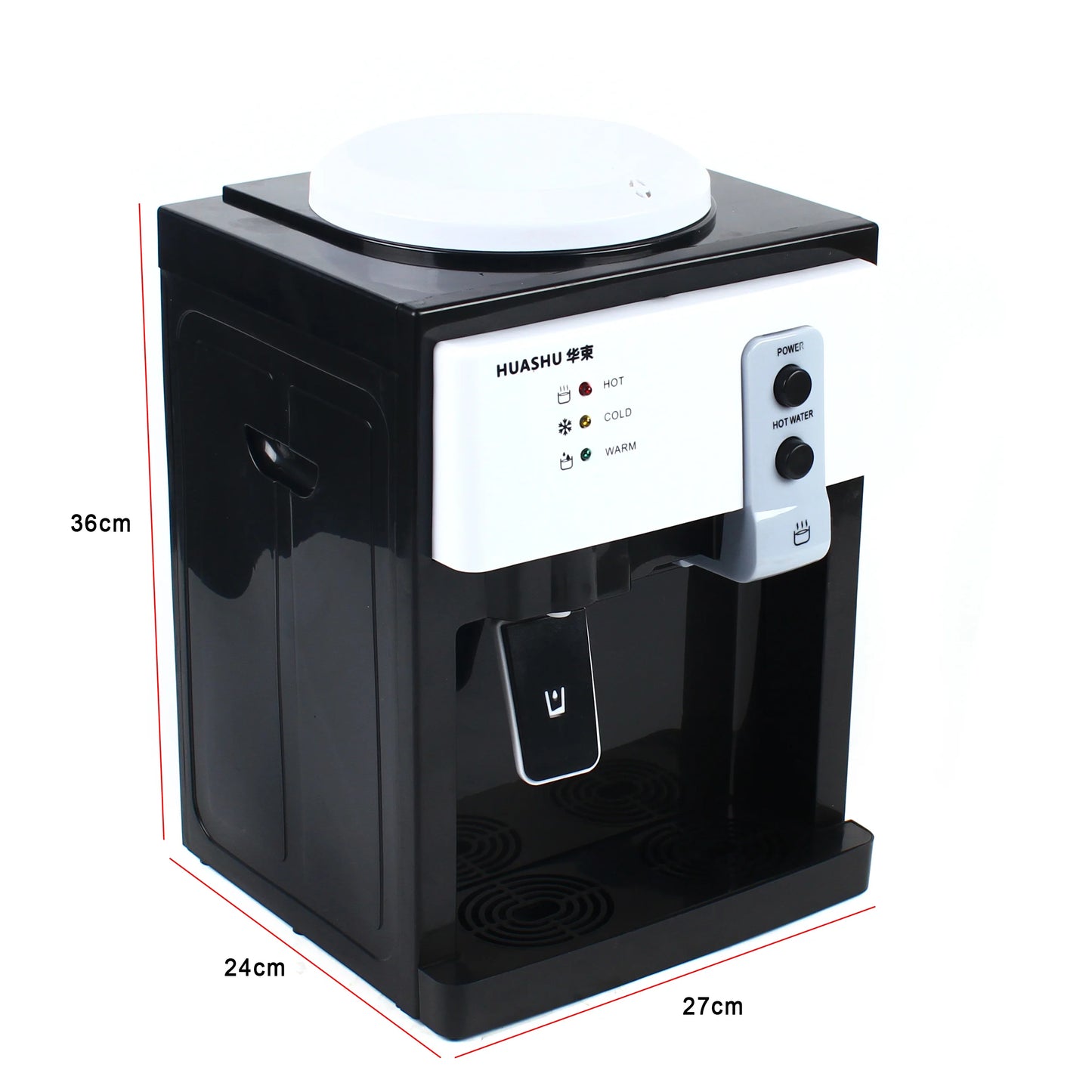 5 Gallon Loading Water Cooler Dispenser Small Countertop Hot Cold Drinking Machine