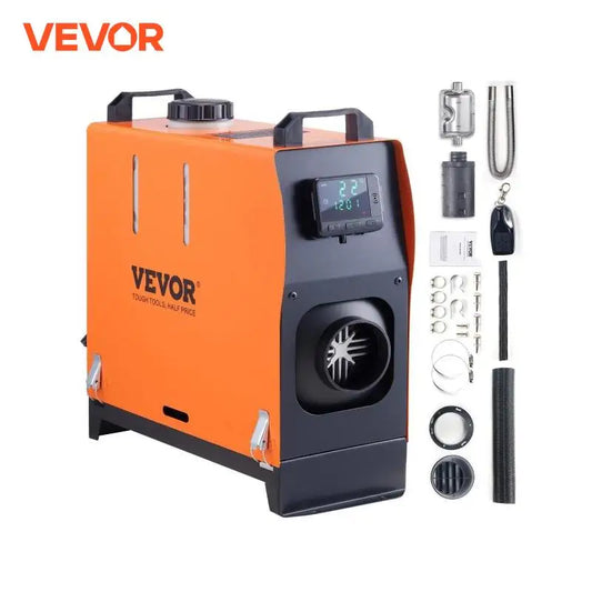 VEVOR 5/8KW Car Heater Diesel Air Heater 12V With LCD Switch Silencer for Car Truck Boat RV