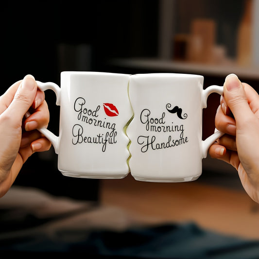 2pcs,  Ceramic Mug,