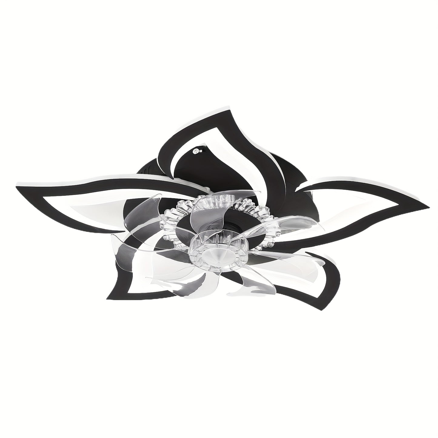 27" Low Profile Ceiling Fan with Light | 6 Speeds, 3 Color Dimmable Remote & App