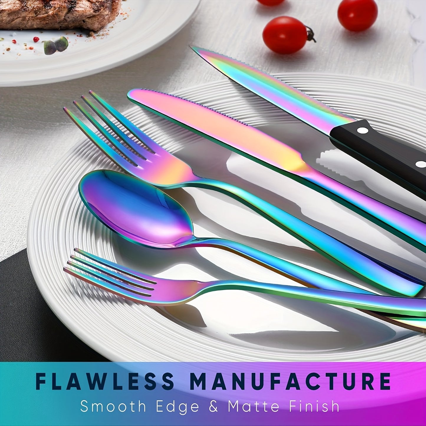 48-Piece Stainless Steel Flatware Set