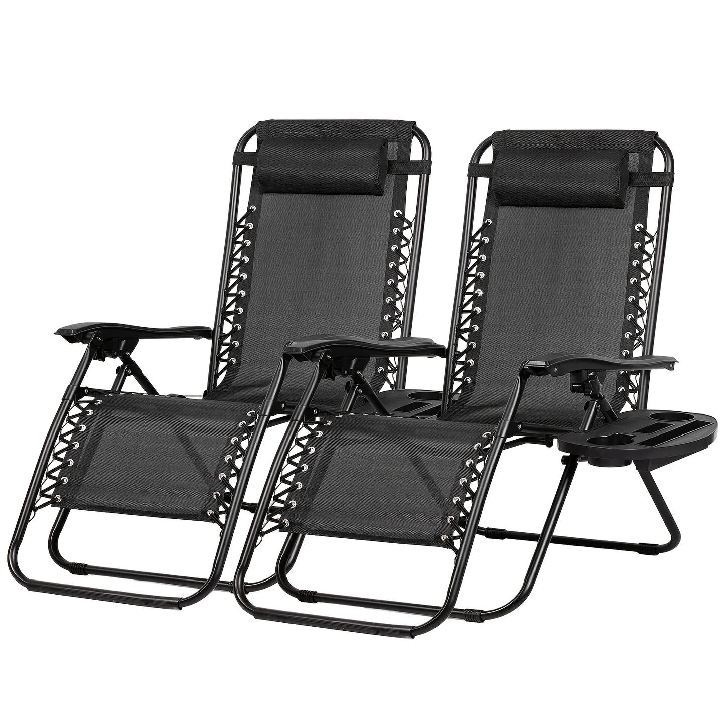 2-Pack Zero Gravity Lounge Chairs